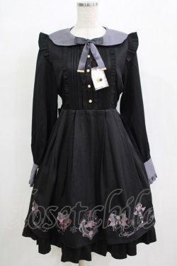 画像1: Amavel / Magical Ribbonワンピース Free ブラック H-25-12-20-023-CA-OP-NS-ZH