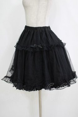 画像2: Amavel / ボリュームチュールスカート Free ブラック H-25-12-20-024-CA-SK-NS-ZH