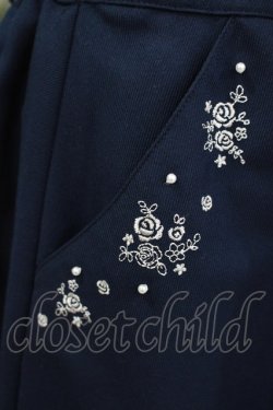 画像4: axes femme / ベルト付きフレアキュロット M ネイビー H-25-12-20-029-AX-PA-NS-ZH