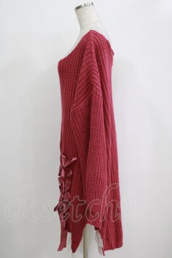 画像2: Ank Rouge / スピンドルニット M ピンク H-25-12-20-034-CA-TO-NS-ZH