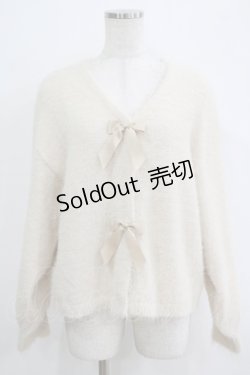 画像1: Maison de FLEUR Petite Robe canone / あなたを夢見たマシュマロカーディガン Free Beige H-25-12-20-037-EL-TO-NS-ZH