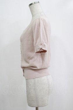 画像2: Ank Rouge / リボンカーディガン M ピンク H-25-12-20-039-CA-TO-NS-ZH