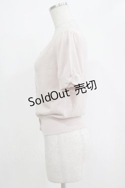 画像2: Ank Rouge / リボンカーディガン M ピンク H-25-12-20-039-CA-TO-NS-ZH