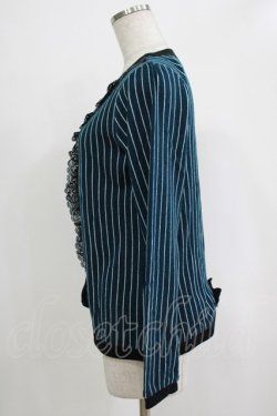 画像2: axes femme / ストライプトップス M グリーン H-25-12-20-041-AX-TO-NS-ZH