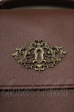 画像4: Kurumi Collaboration / CLK*カギアナバッグ　鍵穴サッチェルバッグ  ボルドー H-25-12-20-042-GO-BG-NS-ZH