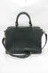 画像3: Maison de FLEUR Petite Robe canone / 列車に飛び乗るボストンバッグ  グリーン H-25-12-20-043-EL-BG-NS-ZH (3)