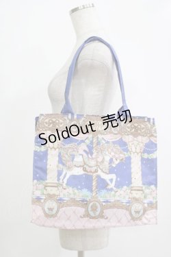 画像1: Angelic Pretty / Day Dream Carnival トート  ブルー H-25-12-20-046-AP-BG-NS-ZH