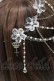 画像2: BABY,THE STARS SHINE BRIGHT / 天国の鍵クリスタルガーランド  シルバー H-25-12-20-052-BA-AC-NS-ZH (2)