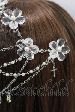 画像3: BABY,THE STARS SHINE BRIGHT / 天国の鍵クリスタルガーランド  シルバー H-25-12-20-052-BA-AC-NS-ZH