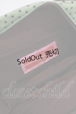 画像4: BABY,THE STARS SHINE BRIGHT / ドットリボンデコレーションポーチ  ミント H-25-12-20-055-BA-ZA-NS-ZH