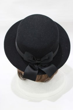 画像2: m petit by misako / サンリオキャラクターズコラボ クロミ カンカン帽  ブラック H-25-12-20-073-LO-AC-NS-ZH