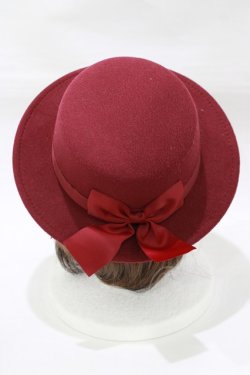 画像2: m petit by misako / サンリオキャラクターズコラボ ハローキティ カンカン帽  ワイン H-25-12-20-074-LO-AC-NS-ZH