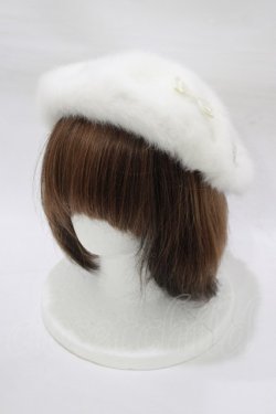 画像1: NOEMIE / フェルトリボンベレー帽  オフ H-25-12-20-075-LO-AC-NS-ZH