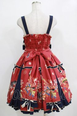 画像3: metamorphose / 乙女の白昼夢タックジャンパースカート Free 赤系 H-25-12-20-006-ME-OP-NS-ZH