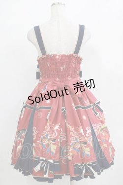 画像3: metamorphose / 乙女の白昼夢タックジャンパースカート Free 赤系 H-25-12-20-006-ME-OP-NS-ZH