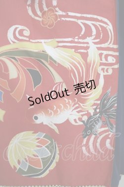 画像4: metamorphose / 乙女の白昼夢タックジャンパースカート Free 赤系 H-25-12-20-006-ME-OP-NS-ZH