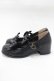 画像2: metamorphose / リボンストラップシューズ L/〜24.5cm ブラック H-25-12-20-079-ME-SH-NS-ZH (2)