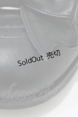 画像5: metamorphose / リボンストラップシューズ L/〜24.5cm ブラック H-25-12-20-079-ME-SH-NS-ZH