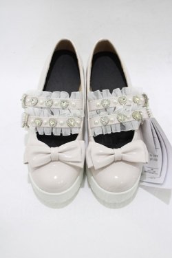 画像1: Lovely Tency / 眞白ありすコラボ/TT*MA2ベルトリボンシューズ M ピンク H-25-12-20-081-GO-SH-NS-ZH