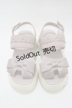 画像1: m petit by misako / AMリボンスニーカーサンダル S ピンク H-25-12-20-082-LO-SH-NS-ZH