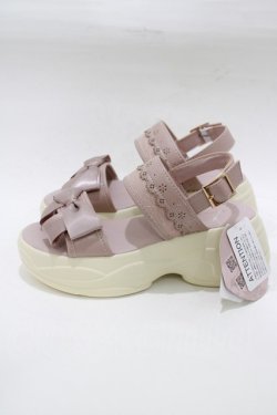 画像2: m petit by misako / AMリボンスニーカーサンダル S ピンク H-25-12-20-082-LO-SH-NS-ZH