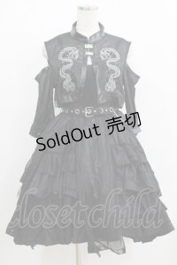 Cat Highness（海外ロリータブランド） / ジャンパースカートセット M ブラック H-25-12-20-008-PU-OP-NS-ZH