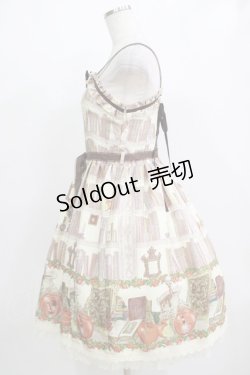 画像2: ALICE and the PIRATES / Wicked Queen's poison cellar柄ジャンパースカートI Free 生成り H-25-12-20-002-PA-OP-NS-ZH