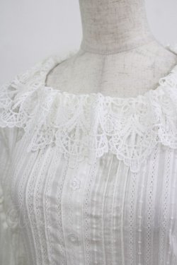 画像4: Cherirulu Chocola / MYレースフリルワンピース M ホワイト H-25-12-20-014-GO-OP-NS-ZH