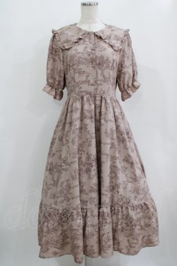 画像1: m petit by misako / トワルドジュイOPハンソデ L ピンク H-25-12-20-015-LO-OP-NS-ZH