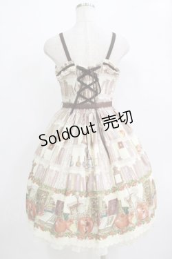 画像3: ALICE and the PIRATES / Wicked Queen's poison cellar柄ジャンパースカートI Free 生成り H-25-12-20-002-PA-OP-NS-ZH