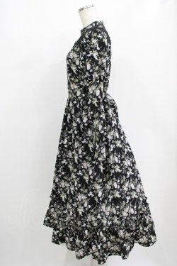 画像2: Kurumi Collaboration / KRハナジゴスリーブワンピース M ブラック H-25-12-20-017-GO-OP-NS-ZH