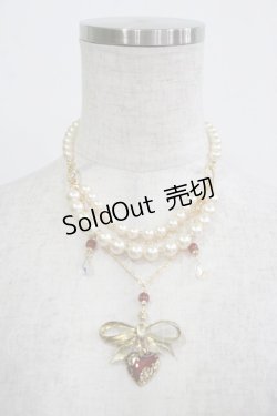 画像2: ALICE and the PIRATES / Juliette リボンハートチョーカー  ゴールド H-25-12-21-034-PA-AC-NS-ZH