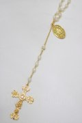 BABY,THE STARS SHINE BRIGHT / St.Mary Holy Cardロザリオネックレス  ゴールド H-25-12-21-035-BA-AC-NS-ZH