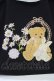 画像5: m petit by misako / くま刺繍ショッピングバッグ  ブラック H-25-12-21-003-LO-ZA-NS-ZH (5)