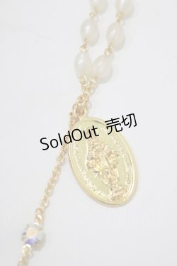 画像2: BABY,THE STARS SHINE BRIGHT / St.Mary Holy Cardロザリオネックレス  ゴールド H-25-12-21-038-BA-AC-NS-ZH
