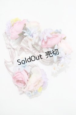 画像1: BABY,THE STARS SHINE BRIGHT / Princess Rapunzel Dolly お花コーム(3個セット)  ピンク H-25-12-21-042-BA-AC-NS-ZH