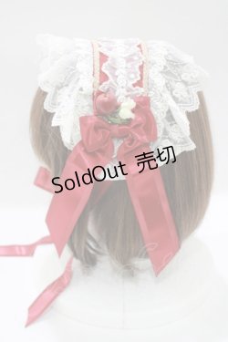画像2: BABY,THE STARS SHINE BRIGHT / りんご姫ヘッドドレス  エンジ H-25-12-21-043-BA-AC-NS-ZH