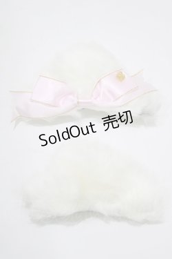 画像2: BABY,THE STARS SHINE BRIGHT / ねこみみクリップ  オフ白/ピンク H-25-12-21-044-BA-AC-NS-ZH