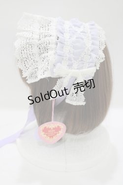 画像2: BABY,THE STARS SHINE BRIGHT / トリアノンシフォンヘッドドレス  ラベンダー H-25-12-21-045-BA-AC-NS-ZH