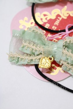 画像2: BABY,THE STARS SHINE BRIGHT / Salon de the Minette Petit リボンゴム  ミント H-25-12-21-047-BA-AC-NS-ZH