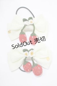 BABY,THE STARS SHINE BRIGHT / Juicy BABY Love Love Berries リボンゴム  アイボリー H-25-12-21-048-BA-AC-NS-ZH