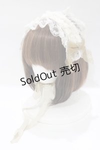 BABY,THE STARS SHINE BRIGHT / バラ雫空のMuse柄ヘッドドレス  生成り H-25-12-21-049-BA-AC-NS-ZH