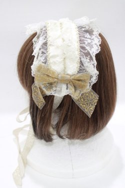 画像2: BABY,THE STARS SHINE BRIGHT / バラ雫空のMuse柄ヘッドドレス  生成り H-25-12-21-049-BA-AC-NS-ZH