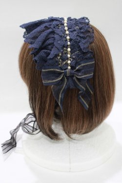 画像2: BABY,THE STARS SHINE BRIGHT / 星の降りそそぐBright Starry Night柄ヘッドドレス  ネイビー H-25-12-21-050-BA-AC-NS-ZH