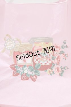 画像5: m petit by misako / ジャム刺繍ショッピングバッグ  ピンク H-25-12-21-004-LO-BG-NS-ZH