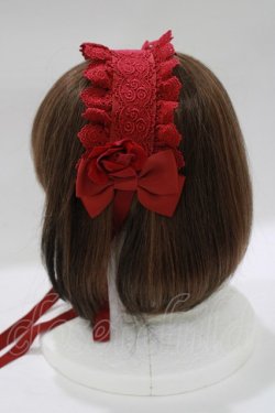 画像2: BABY,THE STARS SHINE BRIGHT / ロザリィ・ローズヘッドドレス  エンジ H-25-12-21-059-BA-AC-NS-ZH