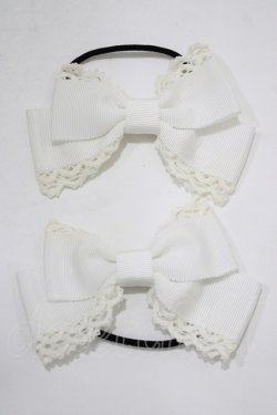 画像1: BABY,THE STARS SHINE BRIGHT / グログランリボンゴム  オフ白 H-25-12-21-063-BA-AC-NS-ZH