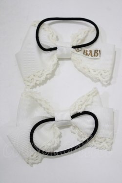 画像2: BABY,THE STARS SHINE BRIGHT / グログランリボンゴム  オフ白 H-25-12-21-063-BA-AC-NS-ZH