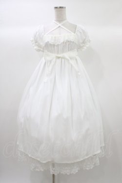 画像1: ALICE and the PIRATES / ミスティックシフォンワンピース Free オフ白 H-25-12-21-1031-PA-OP-NS-ZH