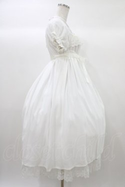 画像3: ALICE and the PIRATES / ミスティックシフォンワンピース Free オフ白 H-25-12-21-1031-PA-OP-NS-ZH